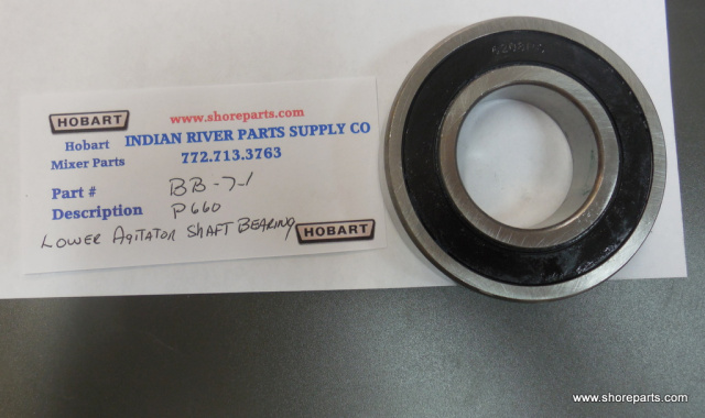 Hobart Mixer P660 BB-7-1 Lower Agitator Shaft Bearing